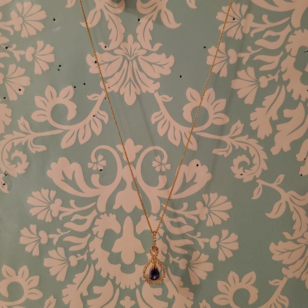 18kt over sterling silver necklace - Picture 4 of 4